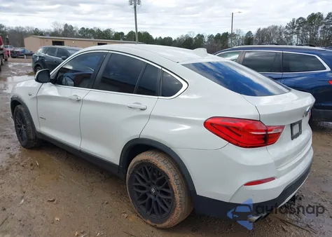 2016 BMW X4 xDrive28I z USA, uszkodzony, nr VIN 5UXXW3C54G0R20390